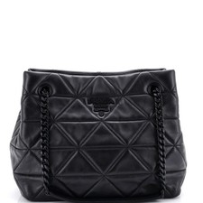 Prada Spectrum Padded Nappa Leather Tote Bag in Cherry Red