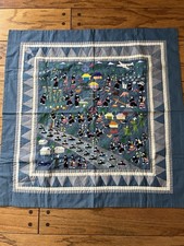 Hmong Hill Tribe Hand-Embroidered 10" x 10" Floral Textile Panel — listing 6