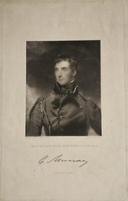 Antique Steel Engraving of King George IV, After Sir Thomas Lawrence, Framed — listing 6