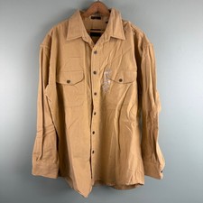 St. John's Bay Chamois Cloth Colorblock Button-Down Shirt, Size L (16-16.5) — listing 6