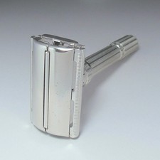 Vintage Gillette Slim Adjustable 1-9 DE Safety Razor — listing 2