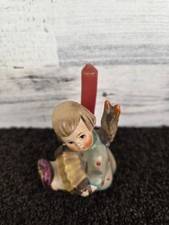 Porcelain Angel Ornament Figurine with Bisque Wings — listing 6