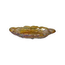 Iridescent Carnival Glass Sunflower / Daisy Petal Bowls, Set of 3 — listing 2