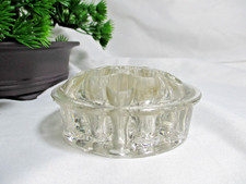 Vintage Pressed Glass Flower Frog / Frog Bowl (Multi-Hole Floral Arranger) — listing 6