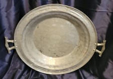 Everlast Forged Aluminum Oval Tray with Bamboo Motif — listing 6