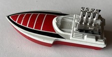 Matchbox Superfast "Seafire" Speedboat, White with Flame Decal — listing 2