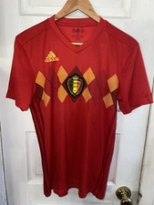 Belgium National Team 2018 World Cup Away Jersey (Adidas Climalite, Size M) — listing 2