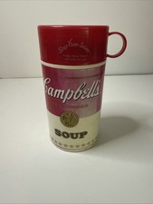 Vintage Campbell's Condensed Soup Thermos with Red Cup Lid — listing 5