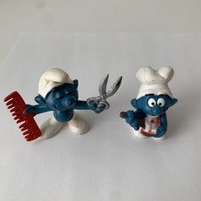 Vintage Chef Smurf PVC Figurine with Rolling Pin (#20073) — listing 5