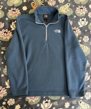 The North Face Men's TKA 100 Glacier 1/4 Zip Fleece Pullover Gray Large — listing 5