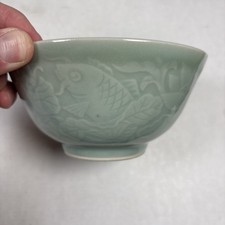 Celadon Green Lotus Flower Bowl and Underplate Set — listing 5