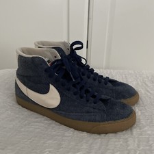 Nike Blazer Mid GS 'Binary Blue' Suede Sneakers, Youth Size 7Y — listing 4