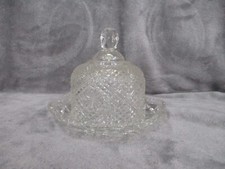 Avon Fostoria Crystal Pool Floating Candle Holder with Floral Medley Lily — listing 2