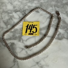 Vintage Silver-Tone Chunky Rope Twist Chain Necklace — listing 3