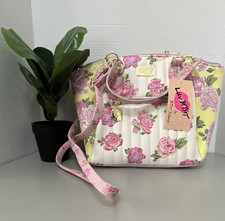 Luv Betsey by Betsey Johnson Floral Quilted Mini Dome Satchel Crossbody Bag — listing 3
