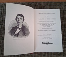 Noted Guerrillas, or the Warfare of the Border by John N. Edwards (1880, J.W. Marsh, St. Louis) — leather-bound edition, spine titled 'Lives of Frank & Jesse James and Noted Guerrillas' — listing 3