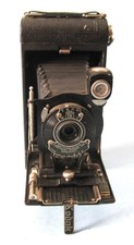 Kodak No. 3A Autographic Folding Pocket Camera with Leather Case — listing 4