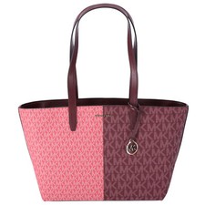 Michael Kors Jet Set Travel Double Pocket Tote Black Signature — listing 3