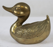 Vintage Solid Brass Duck Head Figurine / Bottle Opener — listing 5