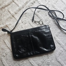 Tula Black Leather Small Crossbody Travel Organiser Bag — listing 5