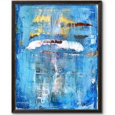 Large Contemporary Abstract Painting on Canvas with Swirling Colorful Circles — listing 5