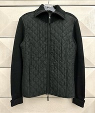 Effeci Woman Cream Quilted Zip-Up Jacket with Faux Fur Collar and Knit Sleeves, Size 2X — listing 6