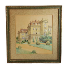 Mahogany Georgian-Style Architectural Dollhouse Cabinet / Display Case on Stand — listing 3