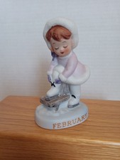 Vintage Porcelain Figurine of Girl with Goose, Marked Japan — listing 6