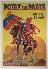 Original 1974 Foire de Paris 'Salon des Ensembliers' French Exhibition Poster, Framed