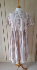 Primark Navy & White Striped Sleeveless Midi Dress, Size UK 20 — listing 6
