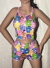 Care Bears Cream Pajama Shorts / Sleep Shorts with Elastic Waist, listing 5