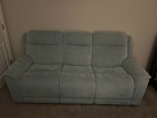 Reclining Sofa in Beige Chenille Upholstery — listing 5
