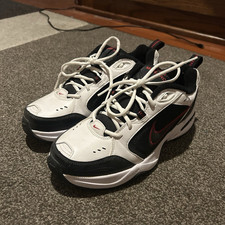 Nike Air Monarch IV Men's Training Sneakers, White/Metallic Silver-Midnight Navy — listing 5