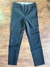 Crosby Khaki Ankle-Cut Pull-On Stretch Pants, Size 12