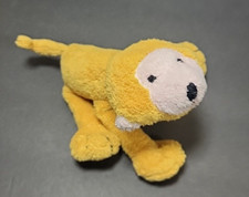 Vintage Pink & Cream Plush Monkey with Satin Rosette Accent — listing 6