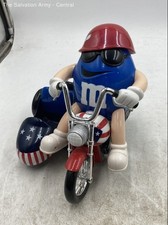 M&M's Red, White & Blue Motorcycle Candy Dispenser - Limited Edition Collectible — listing 3
