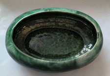 Robinson Ransbottom #63 Console Bowl with Brown & Green Drip Glaze — listing 3