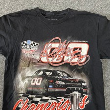 Young & Reckless "Reckless Racing Team" NASCAR-Style Rhinestone Graphic T-Shirt, Size Large — listing 3
