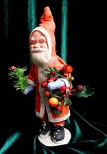 Antique German 'Merry Christmas' Souvenir Cup with Santa Claus Transfer, Pink Luster Rim — listing 6