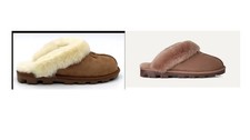 UGG Coquette Grey Suede Sheepskin Slippers — listing 2