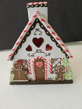 PartyLite Peppermint Delight Gingerbread House Tealight Holder P9952 — listing 2
