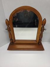 Antique Mahogany Dresser with Mirror, Ball-and-Claw Feet, Serpentine Top Drawers — listing 3