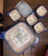 Temp-tations Old World 4-Section Divided Serving Dish with Center Handle — listing 2