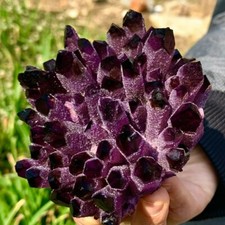 Large Natural Amethyst Crystal Point Cluster, Purple, 11.5 inches — listing 2