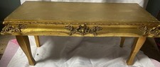 Louis XV Style Giltwood Side Table with Onyx Top — listing 3