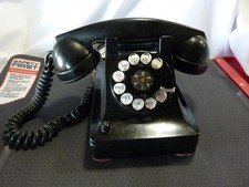 Vintage Western Electric Model 302 Rotary Desk Telephone, Black — listing 6