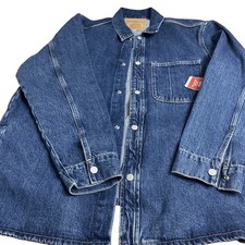 Levi's Strauss & Co. Zip-Front Denim Jacket, Raw Dark Wash, Size L (NWT) — listing 3