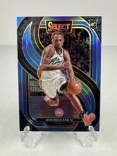 2024-25 Panini Select Ron Holland II Blue Cracked Ice Prizm Rookie Card — listing 5