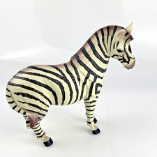Hand-Carved Wooden African Zebra Figurine — listing 5