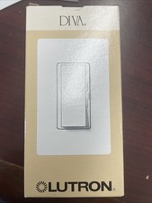 Lutron Diva DV-600P-WH Single Pole 600W Incandescent Dimmer, White, listing 6
